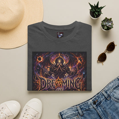 Dreaming of Chaos T‑Shirt — Dark Cosmic Horror Graphic Tee