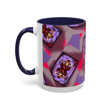 Rebellious King Coffee Mug, Unique Gift for Coffee Lovers, Artful Mug for Home, Cool Cup for Tea, Birthday Present, Fun Kitchen Decor