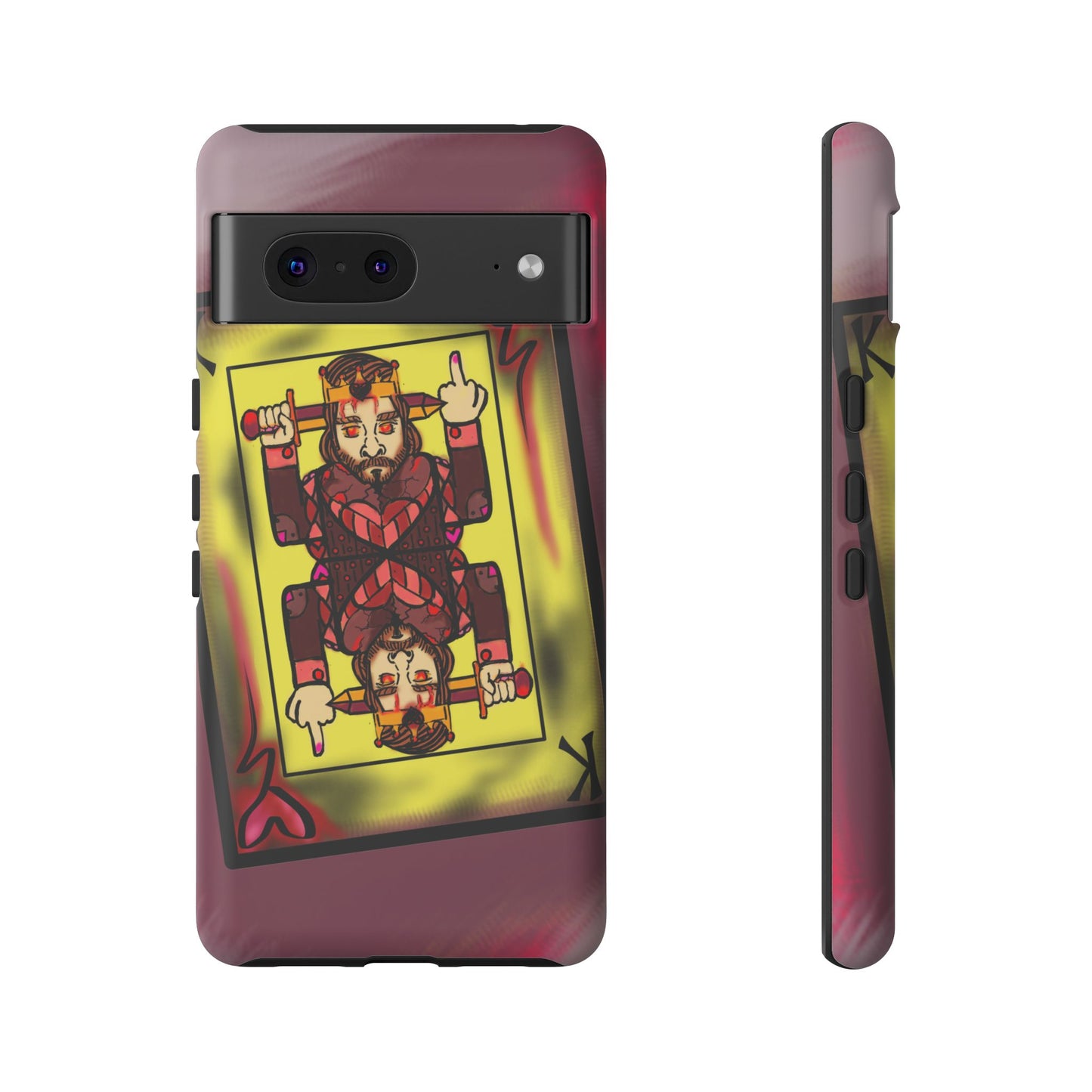 Playing Card Phone Case - Tough Cases with King Design
