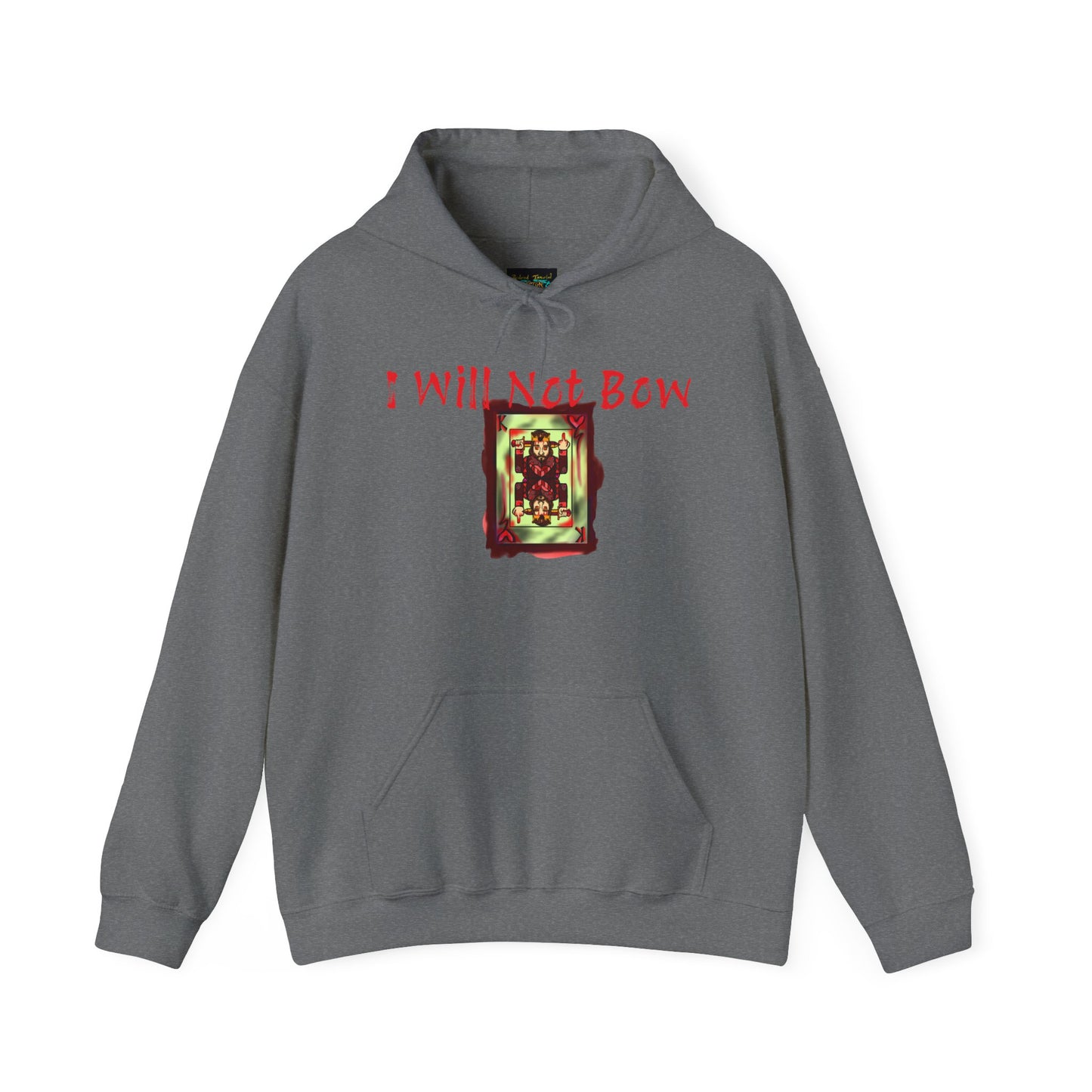 I Will Not Bow Unisex Heavy Blend™ Hooded Sweatshirt - Bold Graphic Hoodie for Empowerment and Style