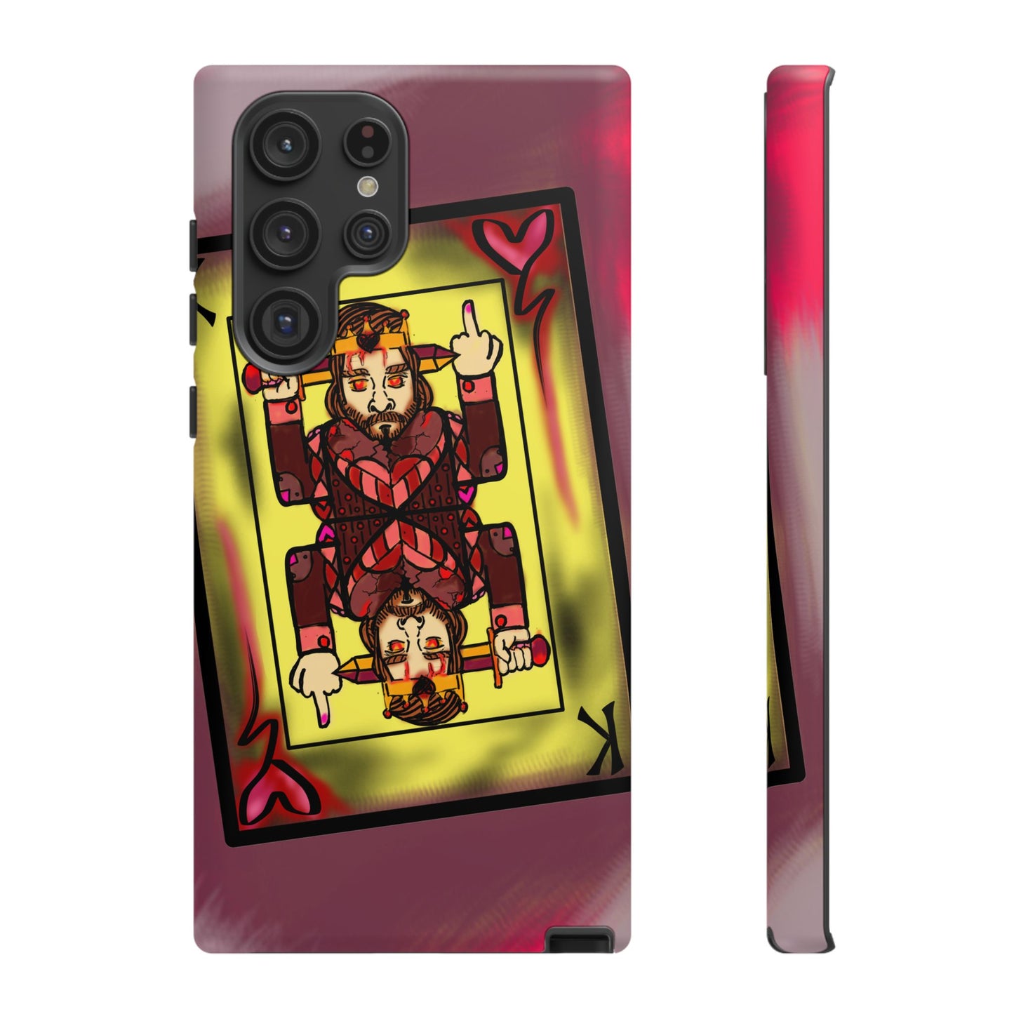 Playing Card Phone Case - Tough Cases with King Design