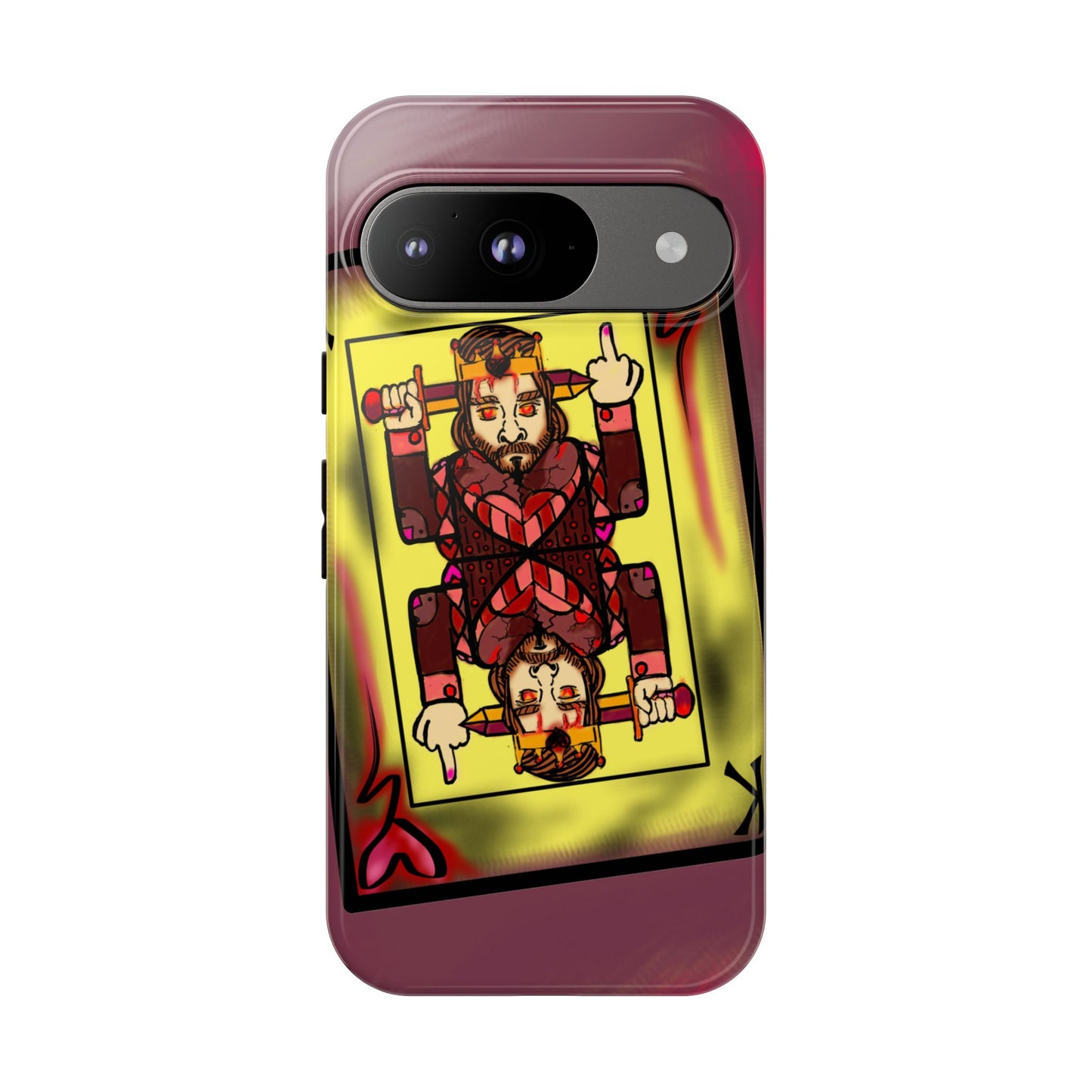 Playing Card Phone Case - Tough Cases with King Design