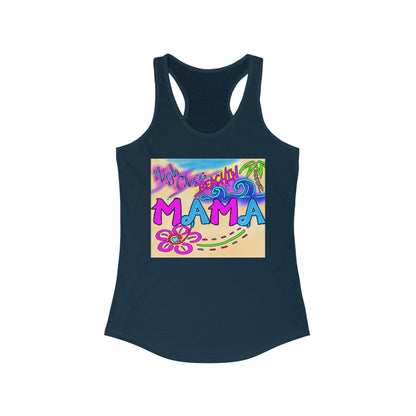Beach Mama Racerback Tank, Summer Vibes Shirt, Mother's Day Gift, Beachwear, Vacation Top