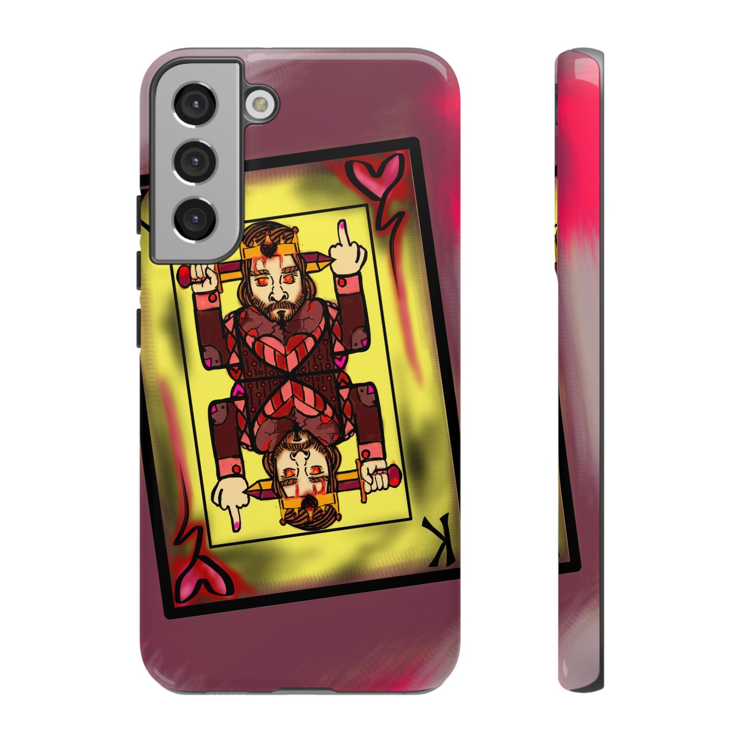Playing Card Phone Case - Tough Cases with King Design