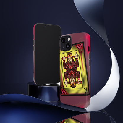Playing Card Phone Case - Tough Cases with King Design
