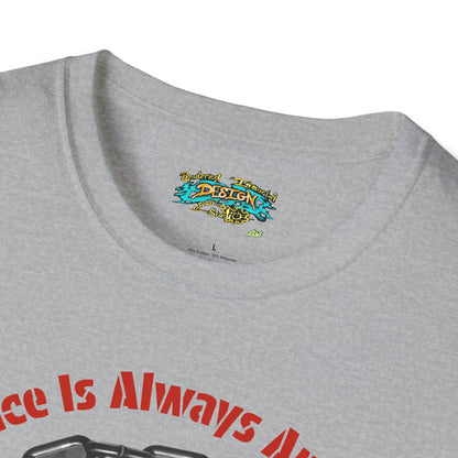Viking Warrior T-Shirt — "Violence Is Always An Option" / "Save Me A Seat In Valhalla"