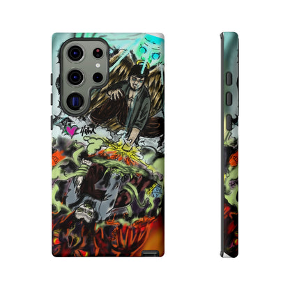 Tough Cases Phone Case, Edgy Art Phone Cover, Unique Gift for Him, Phone Accessories, Halloween Decor
