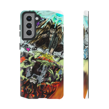 Tough Cases Phone Case, Edgy Art Phone Cover, Unique Gift for Him, Phone Accessories, Halloween Decor