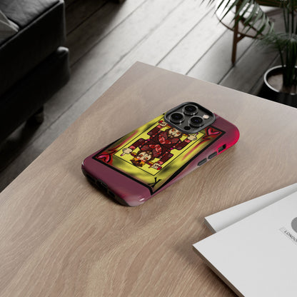 Playing Card Phone Case - Tough Cases with King Design