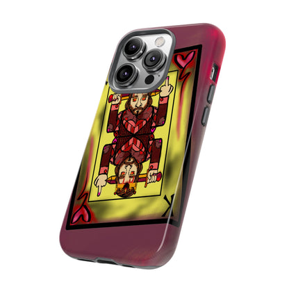 Playing Card Phone Case - Tough Cases with King Design