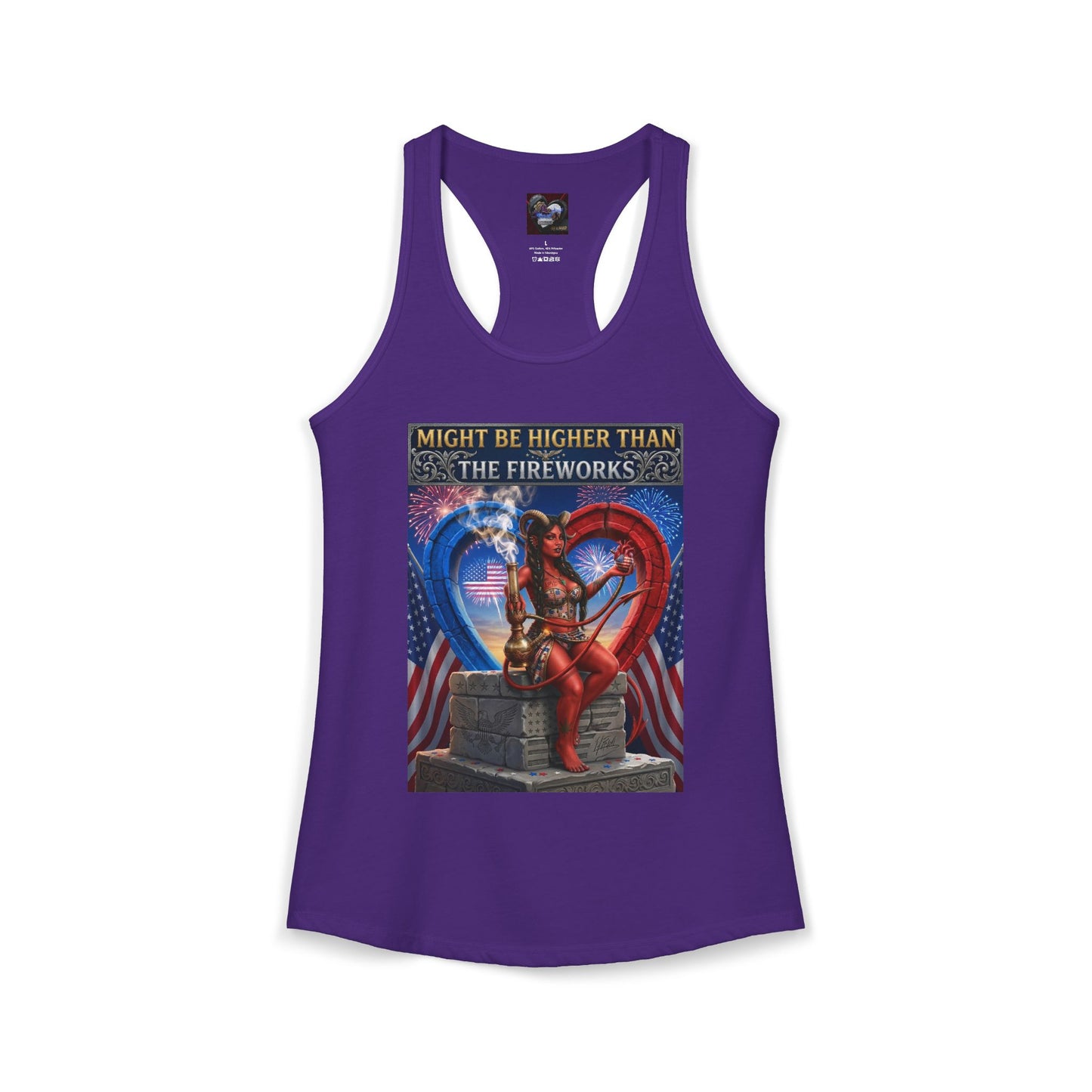 Women's 4th of July Racerback Tank