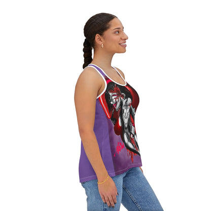 Hand Drawn Graphic Women's Tank Top, Alternative Fashion, Festival Wear, Casual Summer Top, Gifts for Her