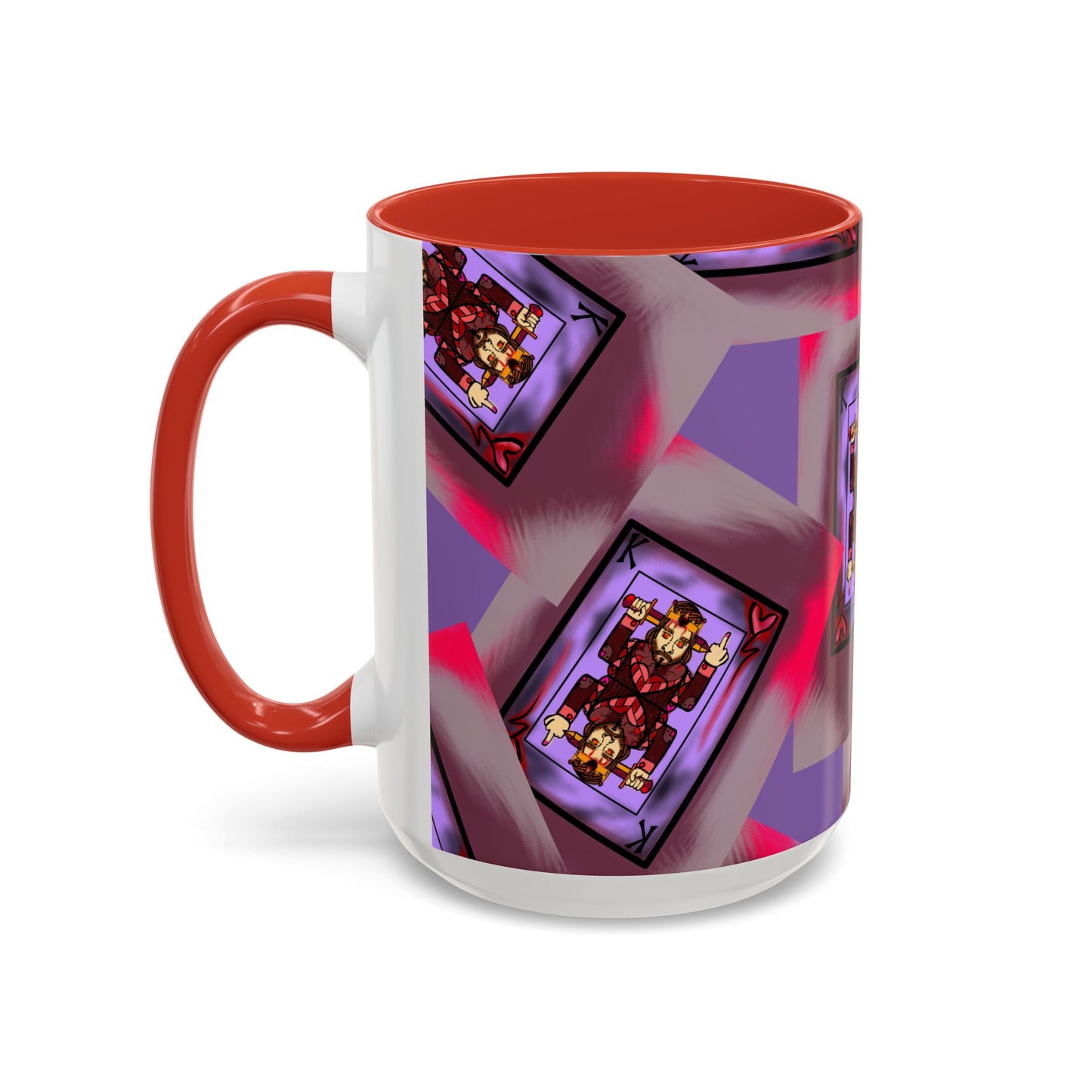 Rebellious King Coffee Mug, Unique Gift for Coffee Lovers, Artful Mug for Home, Cool Cup for Tea, Birthday Present, Fun Kitchen Decor