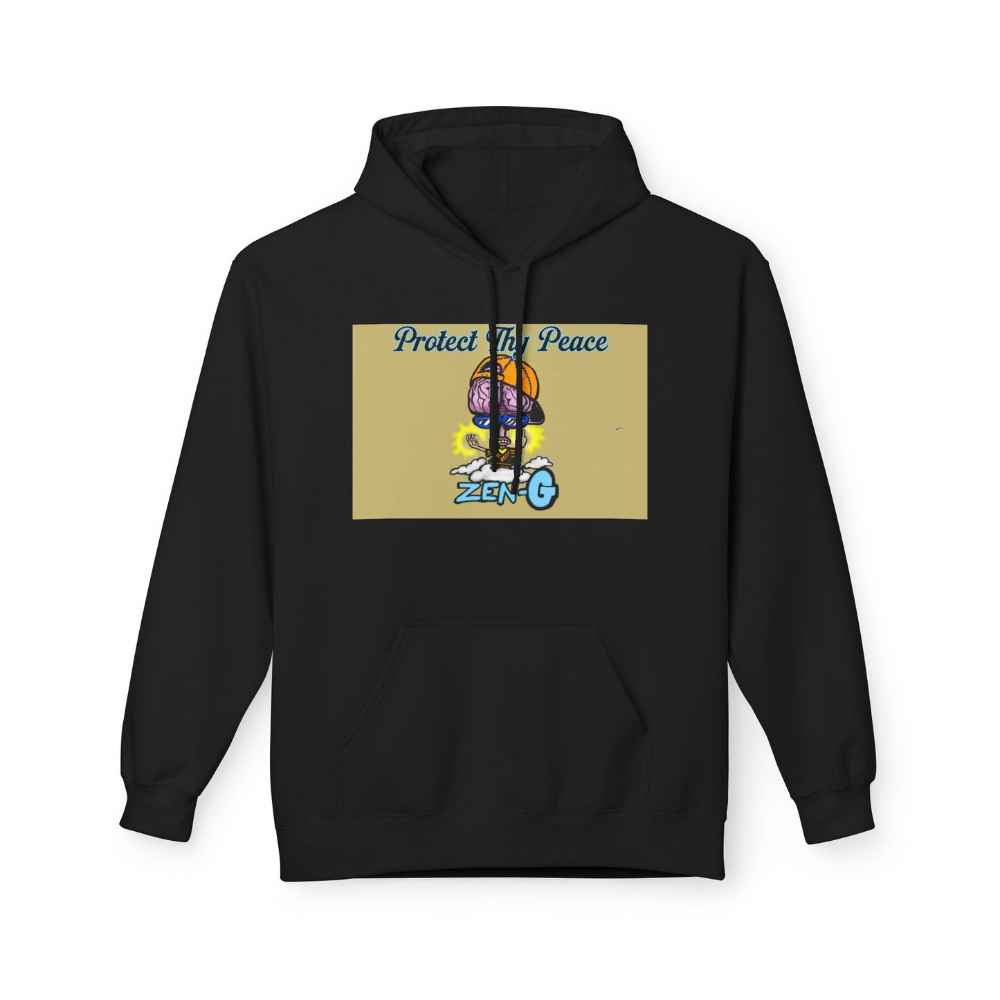 Unisex Fleece Hoodie with 'Protect The Peace' Design | Cozy Apparel for Mindfulness, Gift for Yoga Lovers, Peaceful Vibe Hoodie, [...]