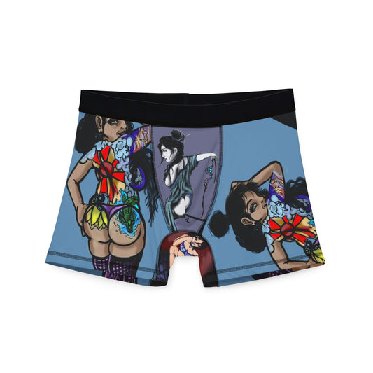 Artistic Men's Boxers, Unique Print Underwear, Fun Gift for Him, Trendy Loungewear, Perfect for Birthdays, Festivals, and Casual Wear
