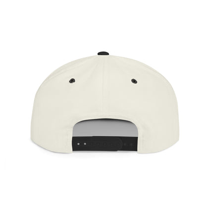 Unique Flat Bill Snapback Hat, Trendy Cap for Streetwear, Graphic Design Hat, Gift for Him, Cool Fashion Accessory