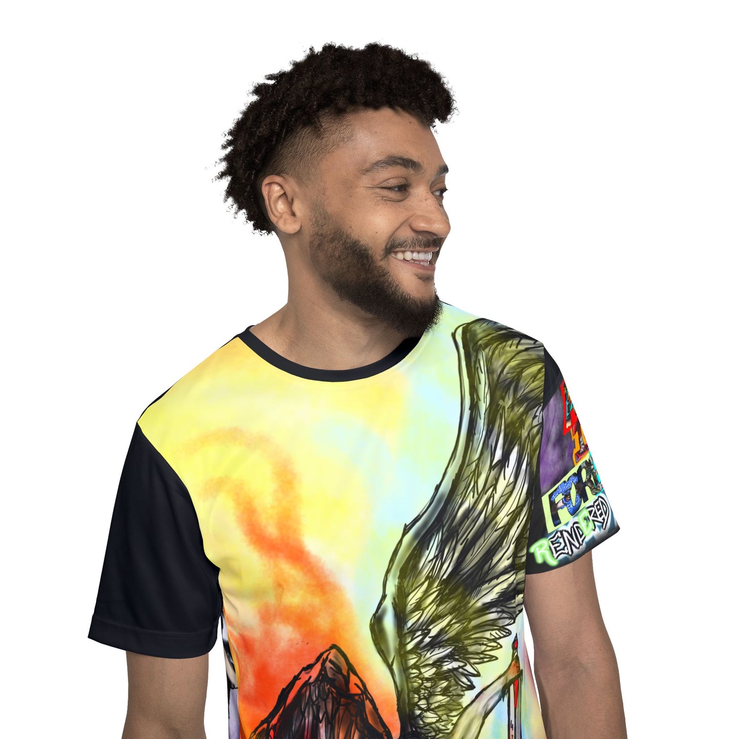 Men's Graphic Sports Jersey - Unique AOP Design, Great for Gaming Events, Casual Wear, Gifts, Sports Enthusiasts