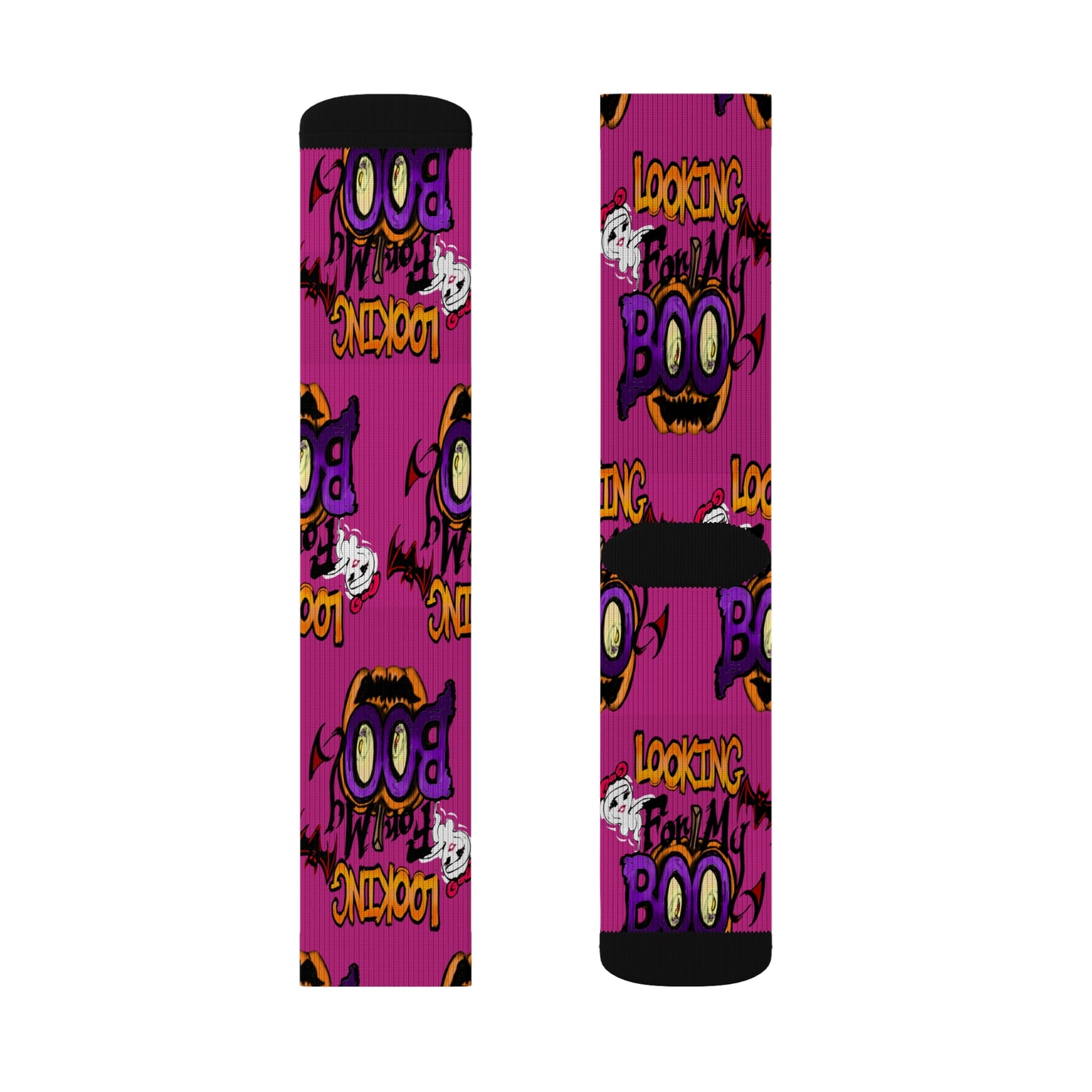Halloween Sublimation Socks, Fun Socks for Halloween, Spooky Gifts, Costume Accessories, Sock Party Favors