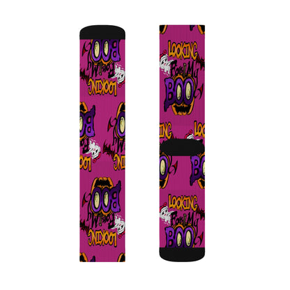 Halloween Sublimation Socks, Fun Socks for Halloween, Spooky Gifts, Costume Accessories, Sock Party Favors