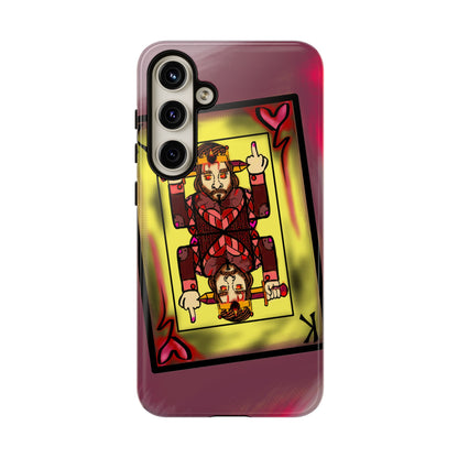 Playing Card Phone Case - Tough Cases with King Design