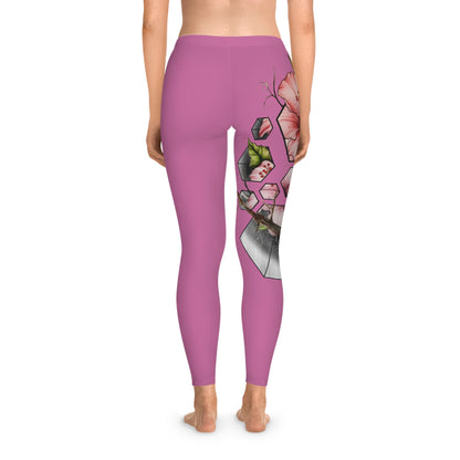 Beautiful Floral Stretchy Leggings – Comfortable Activewear for Women