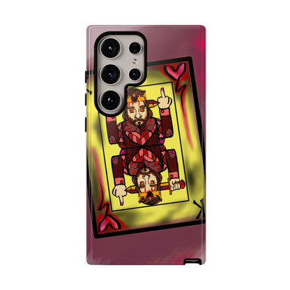 Playing Card Phone Case - Tough Cases with King Design