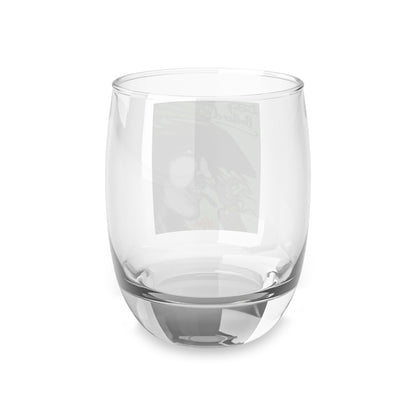 Artistic Whiskey Glass - Hand-Drawn Design for Whiskey Lovers, Unique Gift for Him, Distinctive Barware, Alcohol Gift, Home Decor