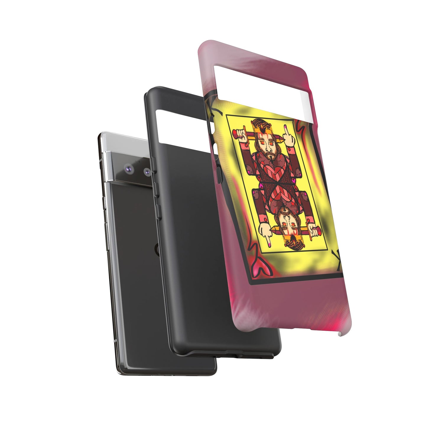 Playing Card Phone Case - Tough Cases with King Design