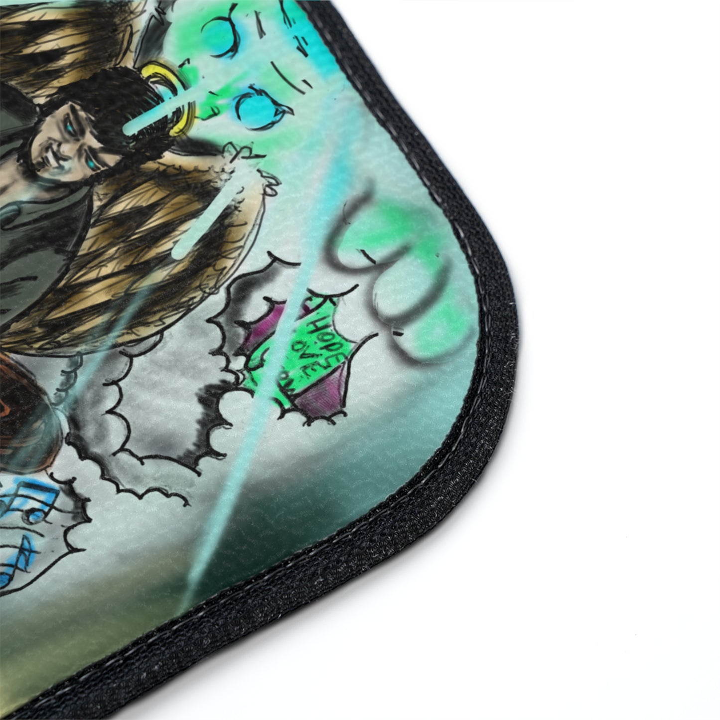 Custom Car Floor Mat - Graffiti Art Design, Unique Automotive Decor, Perfect Gift for Car Enthusiasts, Anti-Slip Floor Mat, Stylish Car